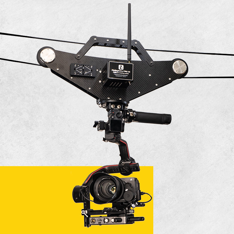 Flyingkitty Cablecam FM6IIIpro spidercam shooting systems for sony ,canon camera cablecam device